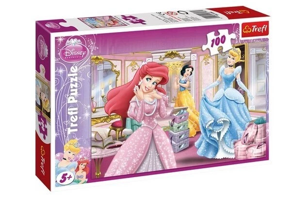 TREFL PUZZLE DISNEY PRINCESS - PRINCIPESSE 100 PEZZI - Immagine 1 di 1