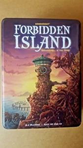 Gamewright Forbidden Island Board Game 100% Complete Metal Tin INSTRUCTIONS VGC - Picture 1 of 4