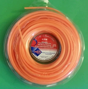 STRING TRIMMER CUTTING LINE .155 ORANGE SQUARE LINE USA MADE 95 ft  1 LB - Picture 1 of 1