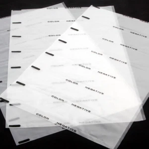 15x Acid-Free Archival Storage Sheet Protector 35mm 135 B&W Color Negative Slide - Picture 1 of 5