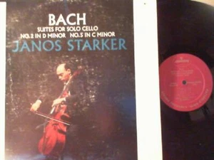 Janos Starker - Bach - Suites For Solo Cello - Mercury SR 90370 1963 STEREO  - Picture 1 of 4