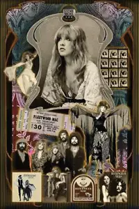 FLEETWOOD MAC 24X36 POSTER ARTIST WALL ART WALL DECOR MODERN ARTIST STEVIE NICKS - Picture 1 of 1