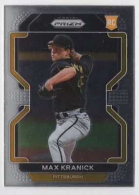 2022 Panini Prizm ROOKIE Max Kranick Rookie Pittsburgh Pirates #185 - Image 1 of 2
