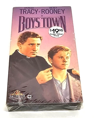 Boys Town VHS 1989 Spencer Tracy MCA Brand New Sealed - Image 1 of 4