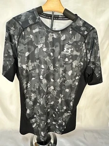 MENS UNDER ARMOUR HEAT GEAR CAMOUFLAGE SHORT SLEEVE SHIRT XL - Picture 1 of 3