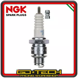 CANDELA NGK BR8HS a PASSO CORTO RESISTIVA con NOTTOLINO SVITABILE 4322 ORIGINALE - Foto 1 di 4
