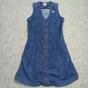 G-Star RAW Womens Denim Dress Size M Blue Full Zip Jeans Rider-5620-Dress-Wmn - Picture 1 of 12