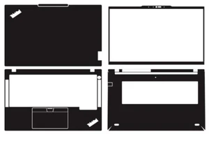 Aufkleber Skin Cover für Lenovo ThinkPad T14 Gen5 2025 Laptop Carbon Vinyl Decals - Bild 1 von 37