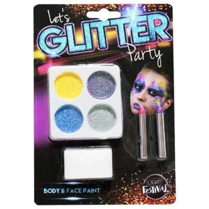 Festival Paint Glitter KIT SET Face Body Make Up Sticks Crayon Kit, FAIRY *NEW - Picture 1 of 1