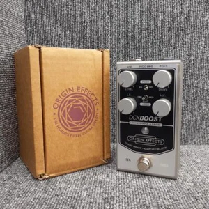 ORIGIN EFECTS DCXBOOST Tone Shaper & Drive Guitar Effector Sliver - Picture 1 of 10