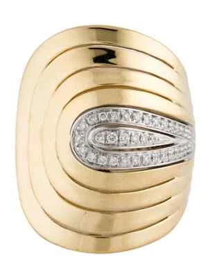ANILLO ROBERTO COIN ORO 18K PAVÉ DIAMANTES Foto 1 de 4