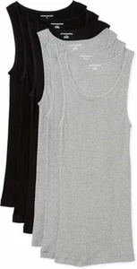 Amazon Essentials Confezione 6 T-shirt Canotta Uomo A Costine Taglia Media Nuove #1R6316 - Foto 1 di 4