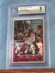 SP 2003 TOPPS CHROME REFRACTOR CHRIS BOSH RC BGS 9 #114 - Picture 1 of 1