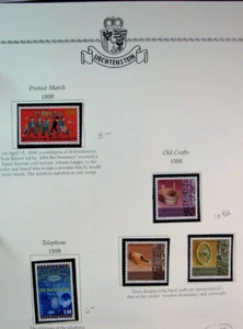 Liechtenstein Stamp Scott# 1125,1126-1128,1135 Mint in Mount 1998 L644 - Picture 1 of 1