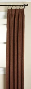 Stylemaster Gabrielle Pinch Pleated Foam Back Drape Pair, Chocolate, 48 by 84... - Picture 1 of 1