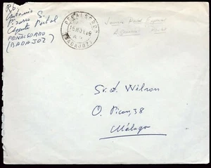Badajoz - Carta sin sellos Mat "Peñalsordo 15/11/69 - SPE" - Picture 1 of 1