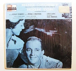 BING CROSBY JULIE ANDREWS ~ HIGH TOR Original Soundtrack ~ 1956 LP Record RARE! - Picture 1 of 3