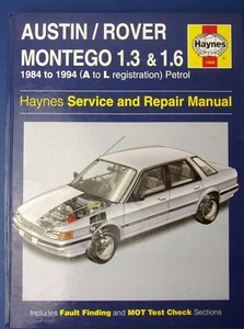 Haynes Service and Repair Manual Austin Rover Montego 1984 - 1994 A to L  (1712) - Picture 1 of 1