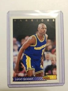 1992-93 Upper Deck LATRELL SPREWELL Rookie RC #386 Alabama Crimson Tide WARRIORS - Picture 1 of 2