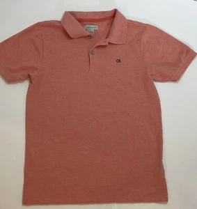 Calvin Klein  Polo Short Sleeve Youth Size Medium (10-12) Soft Melon - Picture 1 of 3