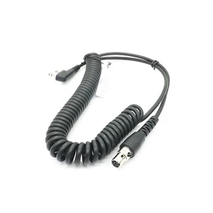 2.6ft 2Pin to 5Pin K Cable for Kenwood/HYT/Baofeng/Relm Two Way Radio Headset B - Zdjęcie 1 z 11