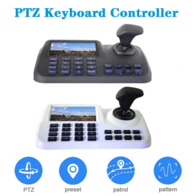 PTZ Keyboard Controller Joystick w 5 inch Screen for CCTV Speed Dome IP Camera - Image 1 of 4