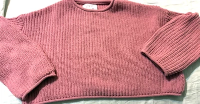 Zara Girl's soft pink kit cropped sweater Size 11-12 - Image 1 of 3