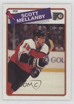 1988-89 O-Pee-Chee Scott Mellanby #21 Rookie RC - Image 1 of 2