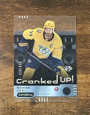2023-24 Upper Deck Synergy Cranked Up /849 Roman Josi #CR-RJ Predators - Image 1 of 2