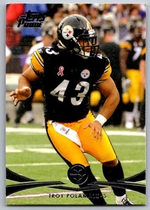 2012 Topps Prime Troy Polamalu Pittsburgh Steelers #139 - Picture 1 of 2