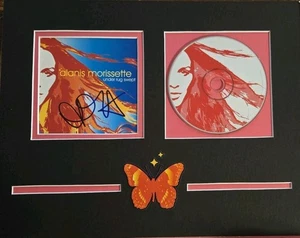 ALANIS MORISSETTE-UNDER RUG SWEPT-CD SIGNED / AUTOGRAPHED Custom Framed Beckett - Picture 1 of 6