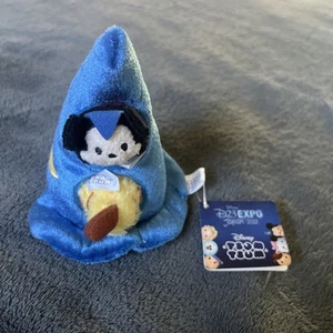 D23 EXPO JAPAN 2015 FANTASIA TSUM TSUM 4,5 ZOLL PLÜSCH MICKEY BESEN NEU MIT ETIKETT - Bild 1 von 6