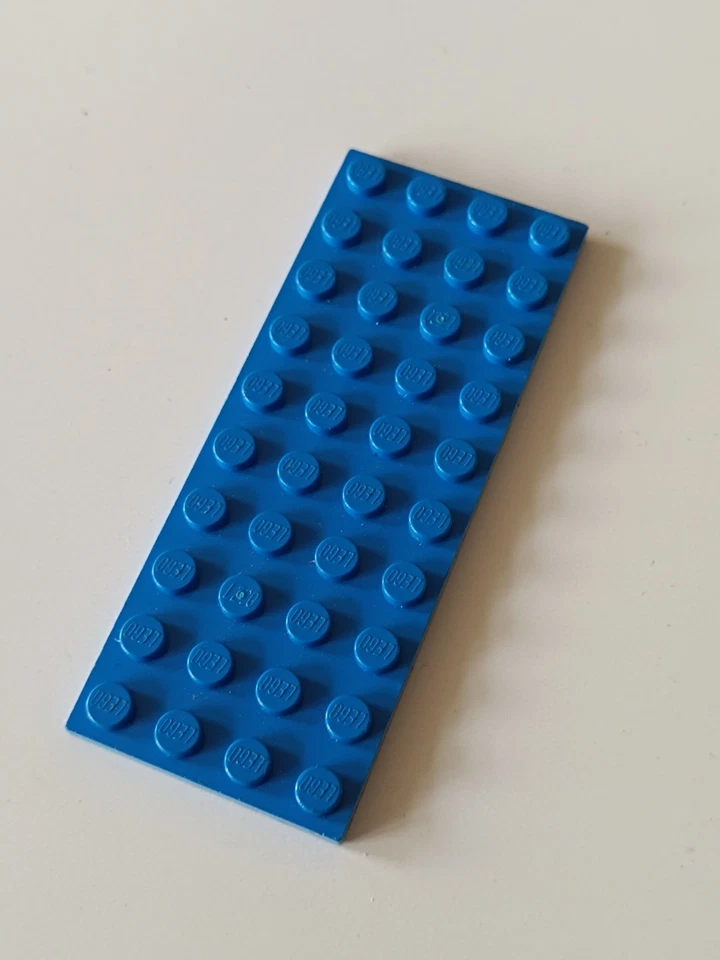 LEGO Bauplatte 3030  4x10 Noppen Blau Plate Brick In Blau Vintage  - Bild 1 von 1