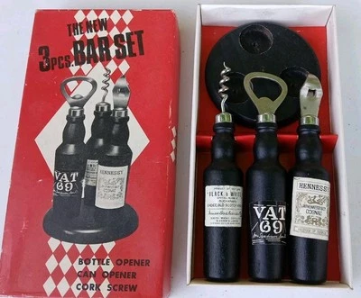 The new 3 pcs Bar set Ouvres bouteilles Collector - Photo 1/4