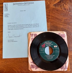 Frank Sinatra Old Devil Moon 1956 Capitol Records 653 VG owned by Sammy Davis Jr - Imagen 1 de 2