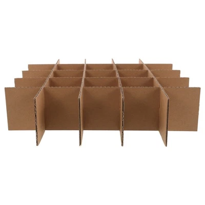  8 Pcs Carton Partitions Bottle Dividers and Boxes for Cardboard Moving - Image 1 of 4
