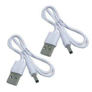 2Pcs DC Charging Cable USB to DC Power Cord 3.5 X 1.35mm Cable DC Charging Cord - Afbeelding 1 van 12