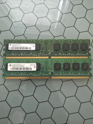 Infineon HP 1GB RAM HYS64T64000HU-3.7-A Kit 2x512MB DDR2 533MHz PC2-4200 - Image 1 of 2