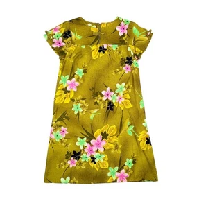 Abito floreale vintage anni 60 Tropicana Hawaiian Mumu Groovy hawaiano taglia M/L ottimo - Foto 1 di 18