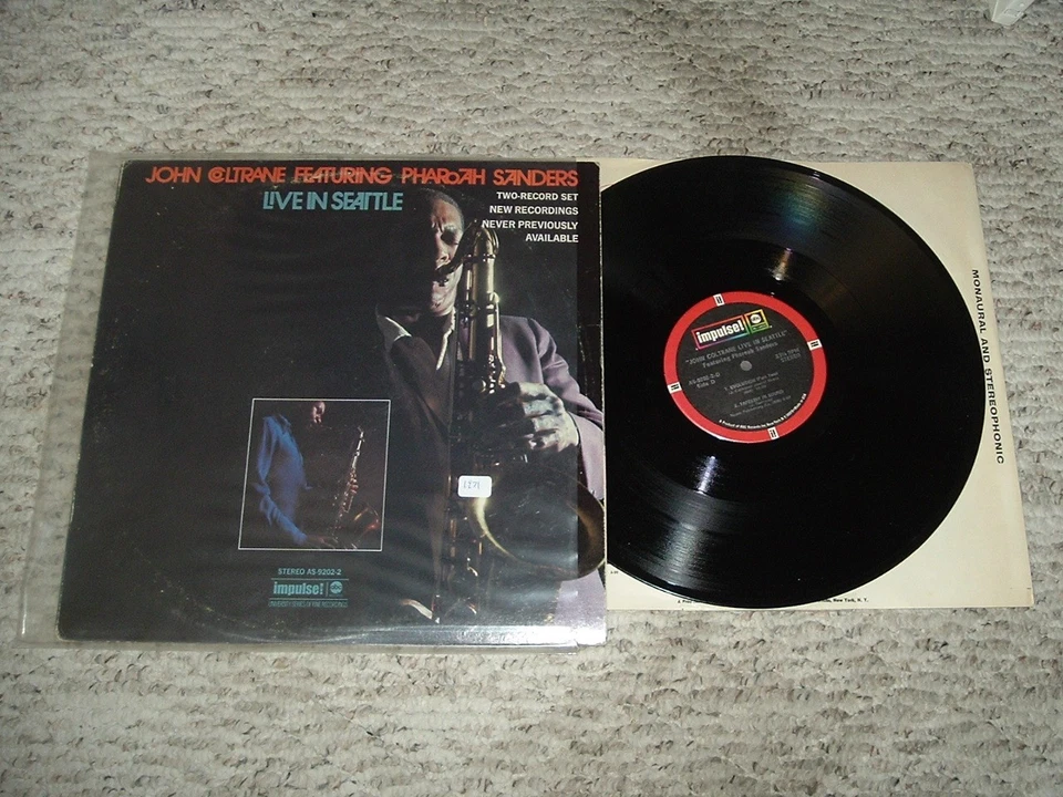 John Coltrane Featuring Pharoah Sanders - Live in Seattle 1971 (2) LP Set EX - Image 1 of 1
