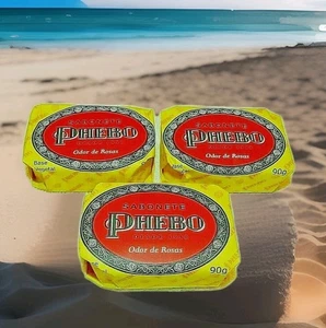 Phebo Brazilian Odor de Rosas Soap 3 Bars 90 g - Picture 1 of 4