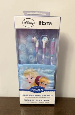 NUOVO❄️iHome x Disney Frozen Auricolari Isolanti Antirumore con Custodia🎧Elsa & Anna☃️🍂 - Immagine 1 di 3
