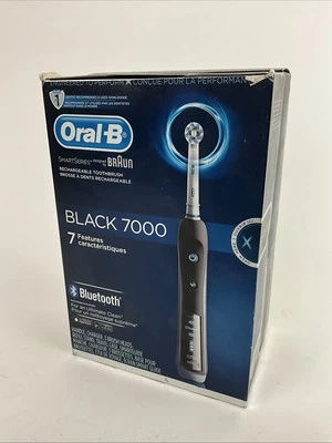 Oral-B SmartSeries 7000 Rechargeable Toothbrush w/Bluetooth SmartGuide Black - Image 1 of 4