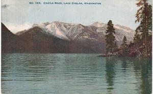 Lago Chelan Castello Roccia 1910 WA - Foto 1 di 2