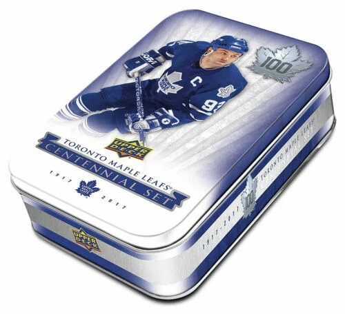 2017 Upper Deck Toronto Maple Leafs 100th Centennial Set Hockey Cards Tin - Image 1 of 1