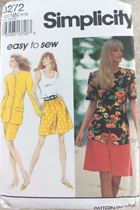 Simplicity 8272 Size Jacket Shirt Skirt NN 10-16 - Picture 1 of 3