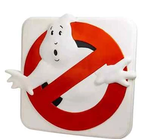GHOSTBUSTERS 1984 NO GHOST INSEGNA LUMINOSA DOLCETTO O SCHERZETTO STUDIOS - Foto 1 di 2