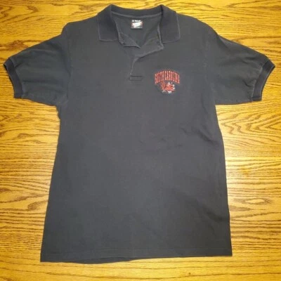 VINTAGE South Carolina Gamecocks Polo Shirt Mens Black Golf Rugby Screen Stars M - Image 1 of 4