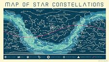 Map of Star Constellations - Giclée Print, various sizes, unframed