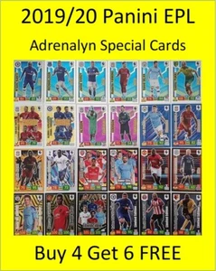 2019/20 Panini Adrenalyn EPL Soccer Cards - Special Foil Cards Buy 4 Get 6 FREE - Imagen 1 de 1